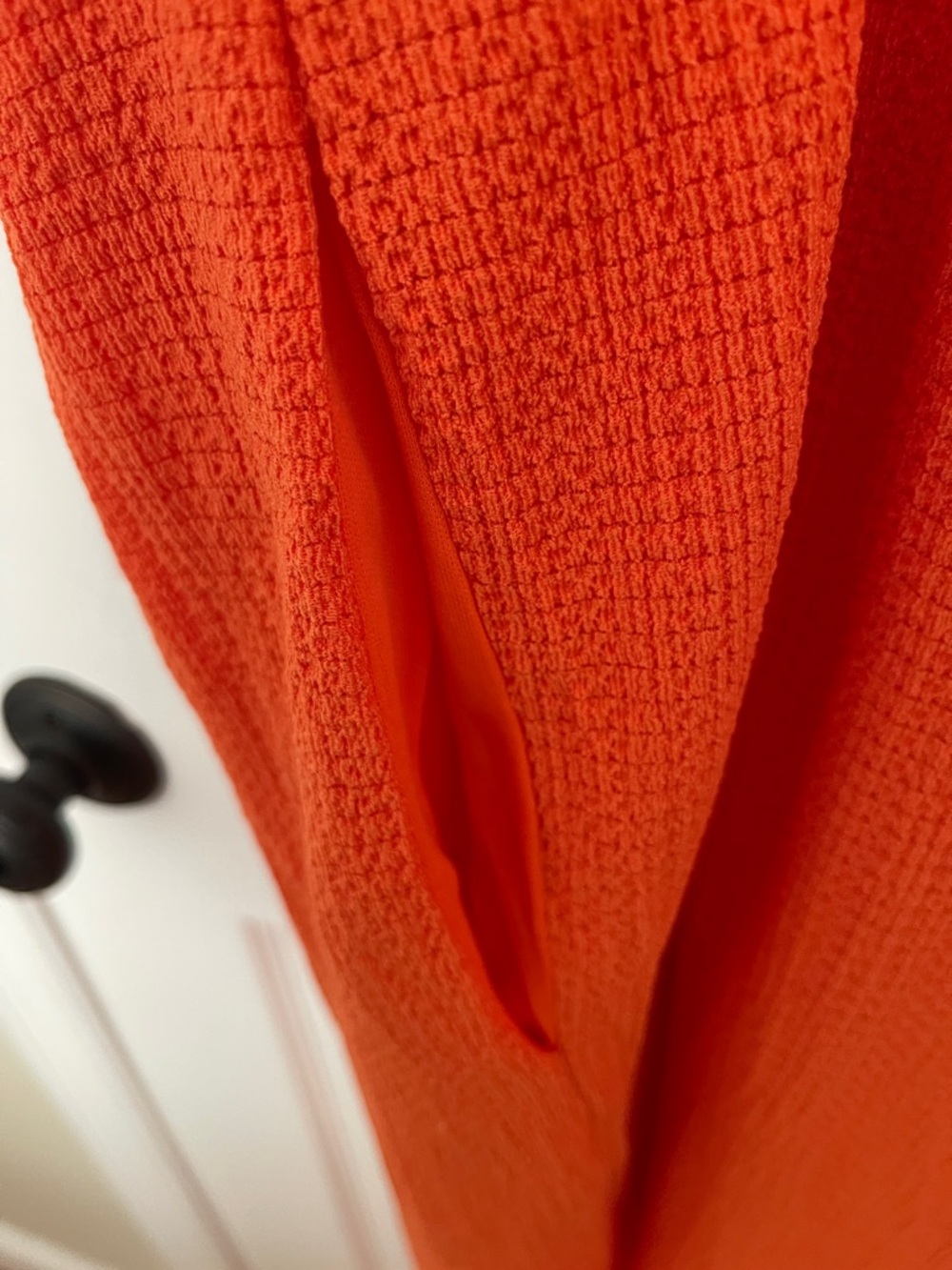 NWT.....Women’s Orange Off-Shoulder Jumpsuit - Picture 13 of 13